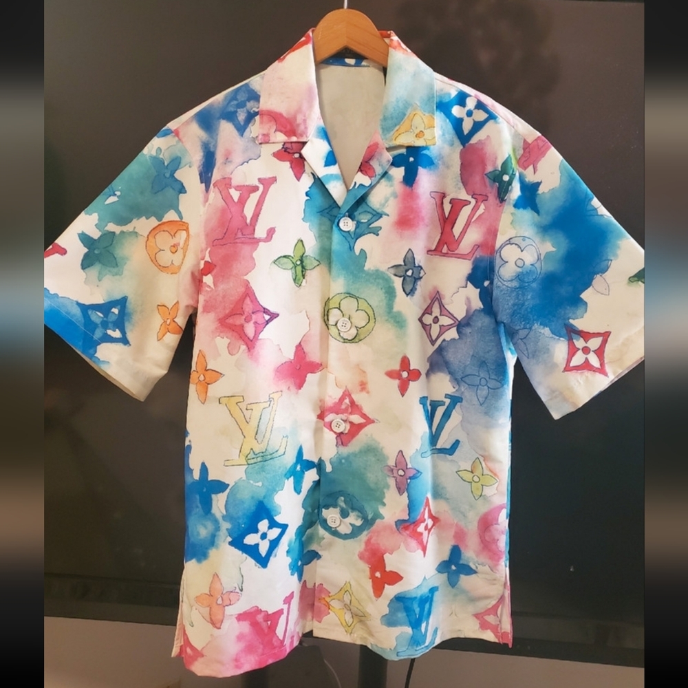 Louis Vuitton short sleeve monogram shirt